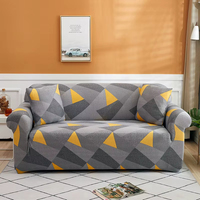 Leichte, farbenfrohe Vier-Jahreszeiten-Stretch-Sofa bezug-Elastisches, rutsch festes Spandex-Material mit bedruckten Mustern