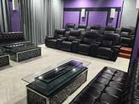 2026 Neuer Lieferant Bestseller Freizeit Verstellbarer Echtleder Elektrischer Privatkino-Liegesessel Heimkino-Sofa