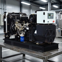 Générateur diesel ouvert industriel Goldlink Power 25 kVA 20 kW pour atelier, alimentation de secours, triphasé, alternateur sans balais certifié CE