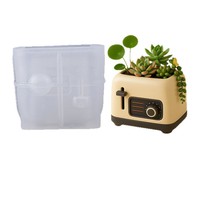 Moule en silicone pour la création de tasses de rangement en résine, pots de fleurs, objets décoratifs, modèles de design en ciment et plâtre aromatique