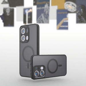 Fundas de Teléfono Móvil <span class=keywords><strong>Xmx</strong></span> de Lujo con Textura Mate, Magnéticas, de TPU+PC, con Disipación de Calor, Estampado en Caliente, Resistentes a Golpes, para IQOO OPPO Reno 14 - Product Image 2