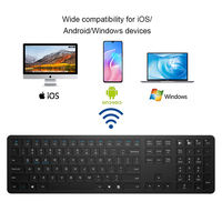 Clavier personnalisé multi-langues pleine taille, clavier allemand, clavier suédois, clavier russe, clavier Bluetooth, clavier arabe pour PC