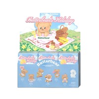 Muñecos de Peluche de Vinilo Originales al por Mayor, Serie de Vacaciones Mini So Butter Bears, Figuras de Muñecos en Caja Sorpresa, Juguetes, Regalos, Muñecos Colgantes
