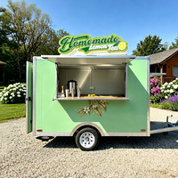 Remorque alimentaire remorquable entièrement équipée, camion de restauration mobile pour boissons, café et limonade, à vendre aux États-Unis