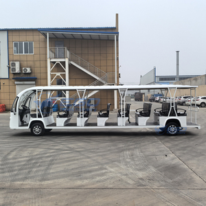 Vente en gros de voitures électriques à 4 roues pour adultes, 72V, 8 à 23 places, bus touristique, bus de navette - Product Image 4