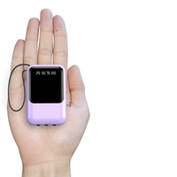 Batterie externe 10000 mAh avec câbles intégrés, charge rapide, chargeur portable léger, batterie de grande capacité pour téléphone et tablette
