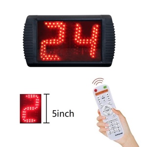 Nhà Máy cung cấp bán ngoài trời sân bóng rổ đào tạo 24S bắn Đồng hồ điện tử LED hiển thị 5 inch kỹ thuật số 0-99 đồng hồ đếm ngược - Product Image 4