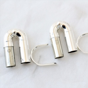 Tromba Cinese Professionale in Eb/D con Valvole Esagonali Speciali Placcate in Argento - Product Image 4