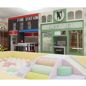 Nouveau château vilain pour enfants jeu de rôle doux jeu de rôle semblant <span class=keywords><strong>Village</strong></span> interactif ville <span class=keywords><strong>parc</strong></span> d'attractions personnalisé centre de jeux intérieur - Product Image 2