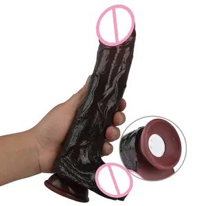 SXXY Realistic big Black dildo 1.5cm stretching vibration Thrusting for women anal G Spot Stimulate men Silicone Dildo vibrator