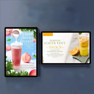 Siêu mỏng tùy chỉnh kích thước A4 LED mỏng hộp Đèn kính cường lực Bảng hiển thị Menu để sử dụng ngoài trời trong nhà hàng và quán cà phê - Product Image 4