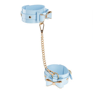 Jouets BDSM haut de gamme, menottes en cuir pour les poignets et les chevilles, édition <span class=keywords><strong>esclave</strong></span> - Product Image 4