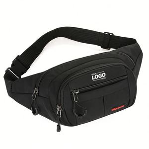 Custom Crossbody Fanny Pack for <b>Men</b> & Women - Large <b>Waist</b> <b>Bag</b> with Adjustable Strap for Outdoor Activities - Product Image 1