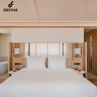Projet d'hôtel sur mesure de luxe moderne MDF hôtel 5 étoiles chambre d'amis chambre à coucher Simple chambre à coucher King chambre à coucher meubles