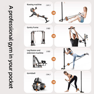 Bộ dụng cụ tập thể dục đa năng thiết kế mới bán buôn, bền bỉ, tập luyện nhóm, máy tập sức mạnh, thiết bị phòng tập thể dục tại nhà - Product Image 6