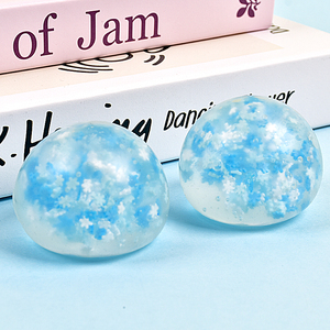 Jouet à presser Flocon de neige en Maltose, Cube transparent anti-stress à rebond lent, Vente en gros, Jouet souple écologique en Maltose pour filles et enfants - Product Image 5