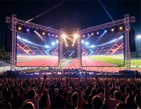 Écran LED de location extérieur TOPvision P2.976 P4.81 P5.95 500x1000mm IP65 étanche haute définition pour événements et roadshows