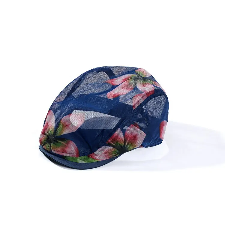 Novo design moderno unissex adulto transparente, malha floral cabbie duffer gatsby chapéu de menino