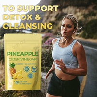 Vinaigre de cidre d'ananas en gros sous marque privée Amaz, gommes pour la perte de poids, soutien à la santé, poids pour adultes