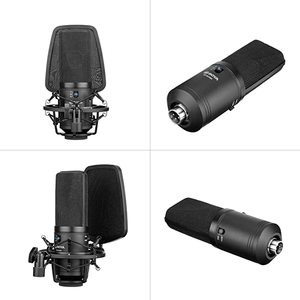 BOYA BY-M1000 <span class=keywords><strong>Studio</strong></span> professionnel à grand diaphragme filaire, microphone audio vocal dynamique <span class=keywords><strong>pour</strong></span> l'enregistrement de chansons et la diffusion en direct Vlog - Product Image 4