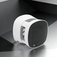 Cendrier électronique 2-en-1 sans fumée avec purificateur d'air, filtre HEPA, rechargeable 2000 mAh, en plastique, pour bureau, maison, voiture