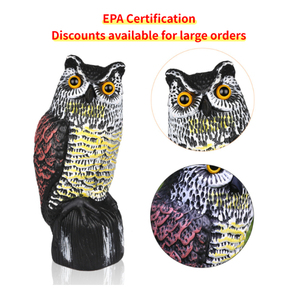 Répulsif d'oiseaux en PE durable avec texture réaliste, certifié EPA non toxique, pour la vente en gros aux exploitations agricoles - Product Image 1