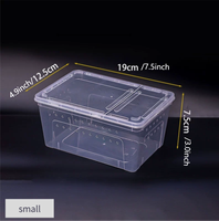 Offre Spéciale : Boîtes de Reproduction et d'Alimentation pour Reptiles – Robustes, Transparentes, Écologiques – Boîte d'Escalade pour Animaux de Compagnie – Accessoires pour Animaux