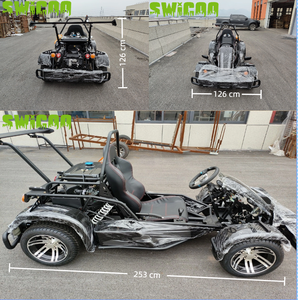 SWICOO Vente Flash : Kart <span class=keywords><strong>de</strong></span> <span class=keywords><strong>Course</strong></span> avec Transmission CVT, Idéal pour l'Intérieur et l'Extérieur – Vente Directe Usine - Product Image 2