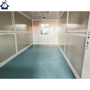 20ft 40ft Portable Modular Prefab Container House Estructura plegable prefabricada Marco Almacén de acero - Product Image 5