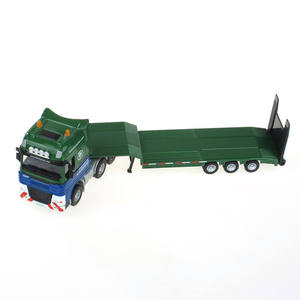 Logo personalizzato 1/50 simulazione semirimorchio auto in metallo <span class=keywords><strong>camion</strong></span> <span class=keywords><strong>camion</strong></span> giocattolo modello semirimorchio con escavatore - Product Image 5