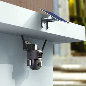 Cámara Domo PTZ con panel solar 4K CCTV de seguridad inalámbrica con 360 Wifi al aire libre Ip 4G tarjeta Sim batería solar alimentada por batería solar - Product Image 1