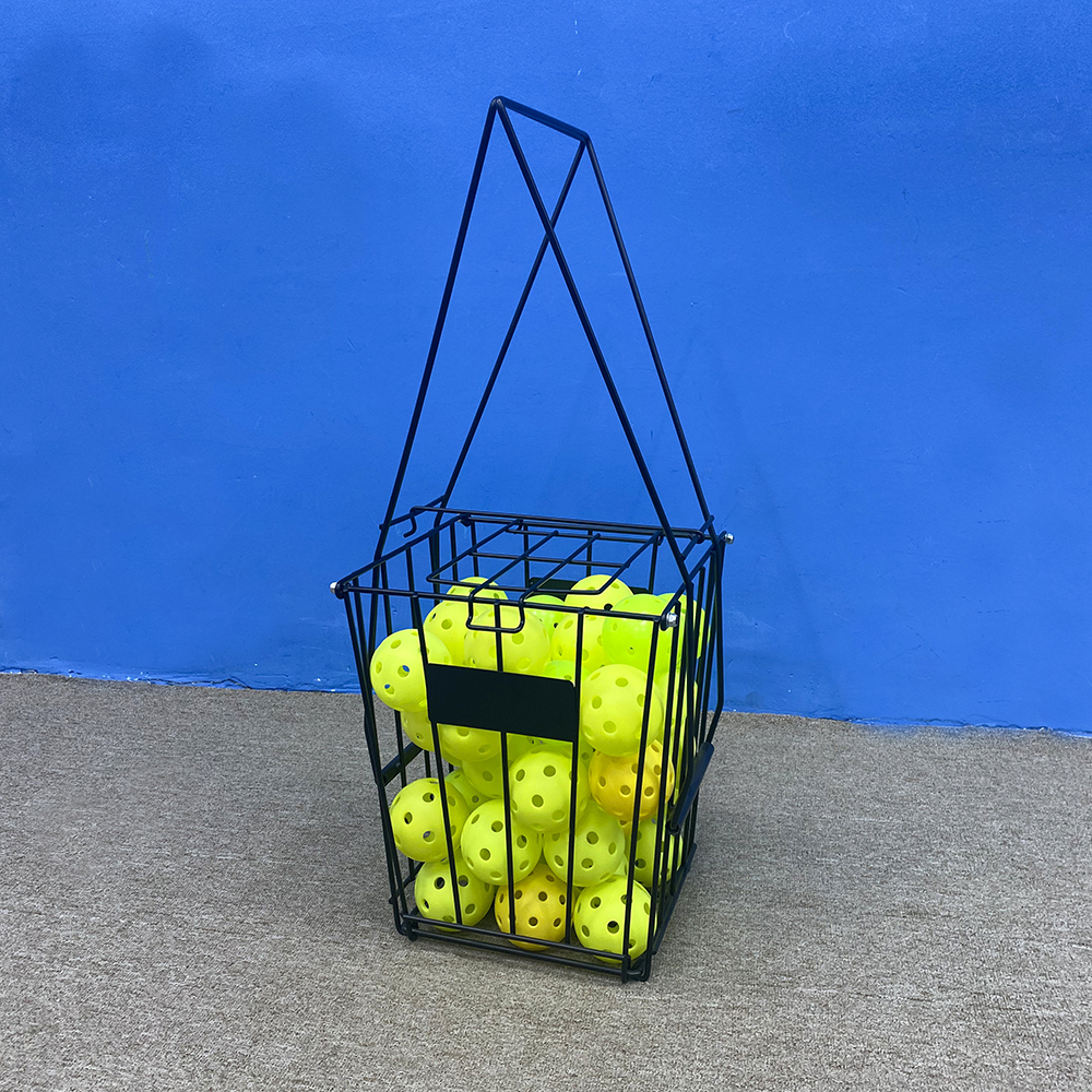 Sports Accessories Movable Multi Function Tennis Ball Pickleball Basket Portable Tennis Ball Hopper for Tennis Ball Picking