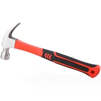 Marteau déchiqueteur multi-usages Marteau à clous avec manche en plastique rouge Marteau en titane thor