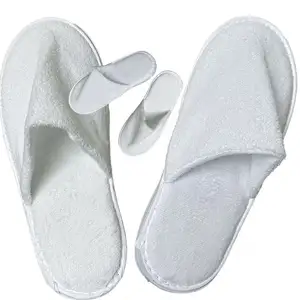 Luxury Slippers Cheap Wholesale White Coral Fleece Guests Room Disposable Hotel Slippers Soft Slippers For Hotel Disposable