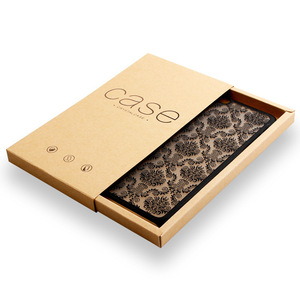 wholesale KJ-678 Drawer box for mobile phone case gift box pull-out kraft paper box for apple 13 pro max packaging