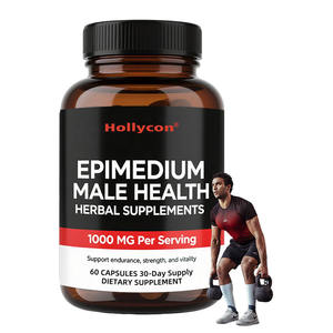 Suppléments à base de plantes pour la santé masculine <span class=keywords><strong>Epimedium</strong></span> personnalisés ODM OEM pour les suppléments d'endurance et de vitalité pour hommes - Product Image 1