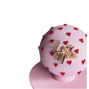 น้ำผึ้งและความหวาน ของตกแต่งเค้กอะคริลิค รักคุณ วันวาเลนไทน์ ท็อปเปอร์คัพเค้ก สไตล์อินสตาแกรม ของขวัญ 520 - Product Image 5