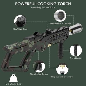 Potente Antorcha de Propano para Asar, Cocinar, Encender Fogatas, Antorcha de Leña Ajustable para Asar Carne - Product Image 6