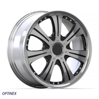 Jantes forgées argentées à 7 larges rayons 18 19 20 21 22 pouces 5x112 5x114.3 5x120 5x130 6x139.7 pour BMW Audi Lexus Toyota LC Prado
