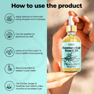 Bán buôn OEM kích thích tăng trưởng tóc giảm rụng tóc hữu cơ tăng trưởng tóc dầu hương thảo - Product Image 5