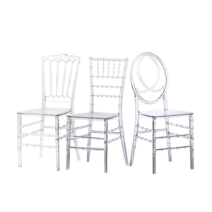 Cadeiras <span class=keywords><strong>Chiavari</strong></span> Transparentes de Plástico Acrílico Napoleão para Casamentos, Venda por Atacado - Product Image 1