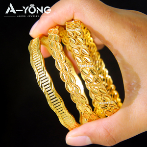 New arrivals cao cấp 18K mạ vàng Bangles không xỉn Phụ Nữ Đẹp Tay Bangle xu hướng trang sức 2025 - Product Image 1