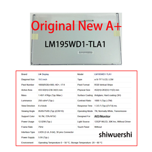 Layar LCD Grosir Original A+ 19.5" LM195WD1 TLC1 TLA2 TJBA TLA1 G200HJJ EN1 EN2 M195XTN01.0 MV195EGM N10 M195FGK L30 REV.C2 - Product Image 3