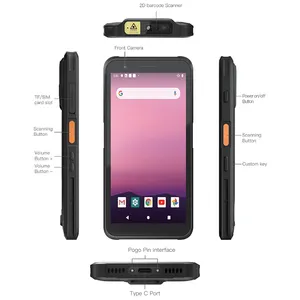 Handheld Pda Ruggedized Triple Defense Terminal Android 10 OS ARM OCTA Core /Source Factory