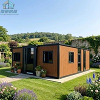 Unité extensible de 20 pieds pour usine, maison d'hôtes préfabriquée, maison de vacances modulaire pour hébergement touristique temporaire en camping