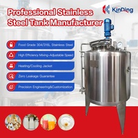 Mélangeur Commercial 1100L en Acier Inoxydable SS304 avec Agitateur et Pompe pour Bière, Vin, Kombucha, Liqueurs et Produits Chimiques