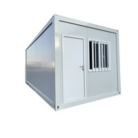 Maison conteneur pliable, conteneur préfabriqué, bureau temporaire modulaire détachable et dortoir pour travailleurs