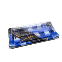 Boîte à sushi rectangulaire jetable et écologique en plastique recyclable avec couvercle transparent pour plats à emporter