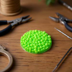 Ilan Abalorios Perline di colore solido da 6 mm per la creazione di gioielli 20 pezzi - Product Image 3