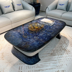 طاولة معيشة فاخرة حديثة عالية الجودة ، طاولة قلب ، طلاء من القشرة ، طاولات قهوة نهائية - Product Image 1